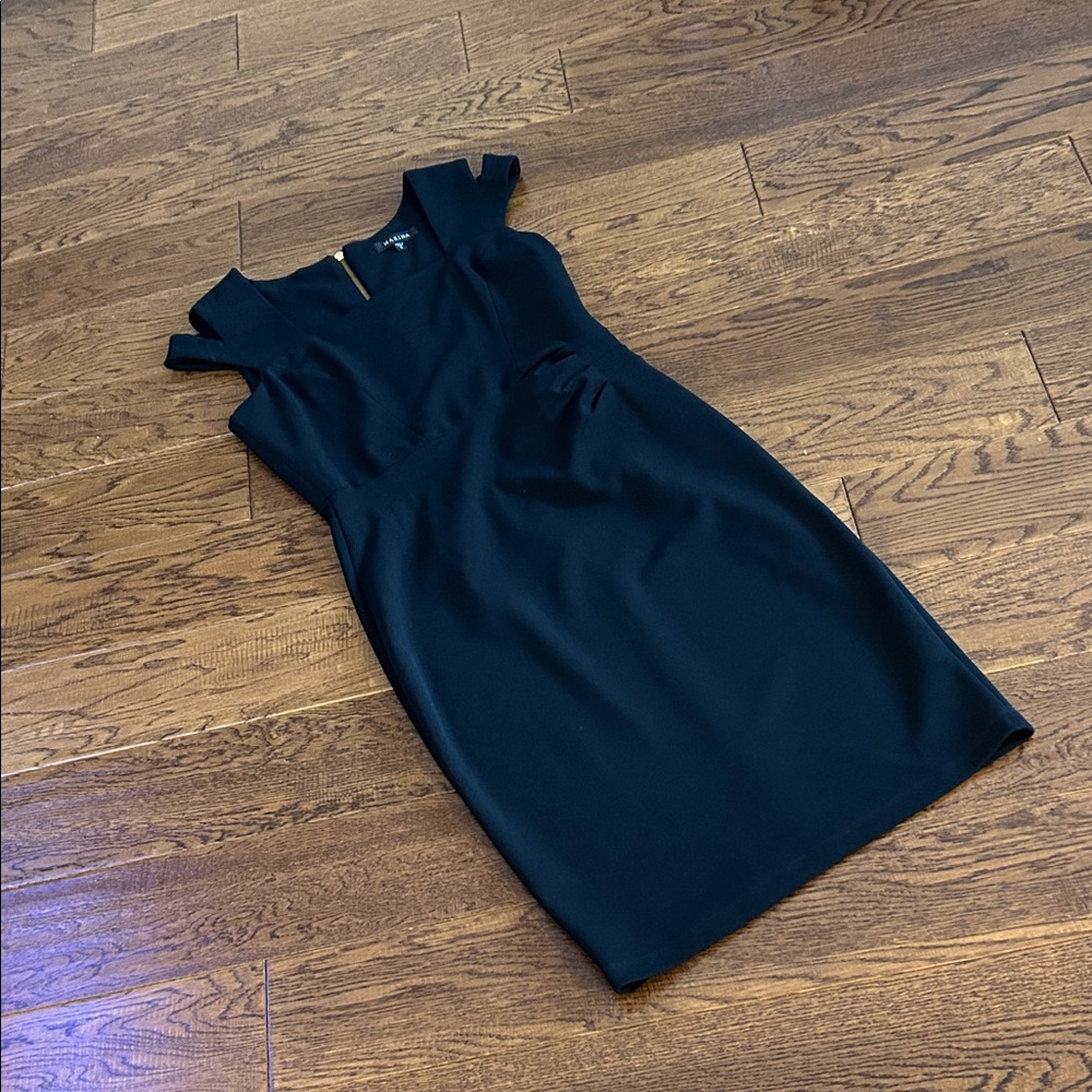 MARINA Classic Black Mini Dress